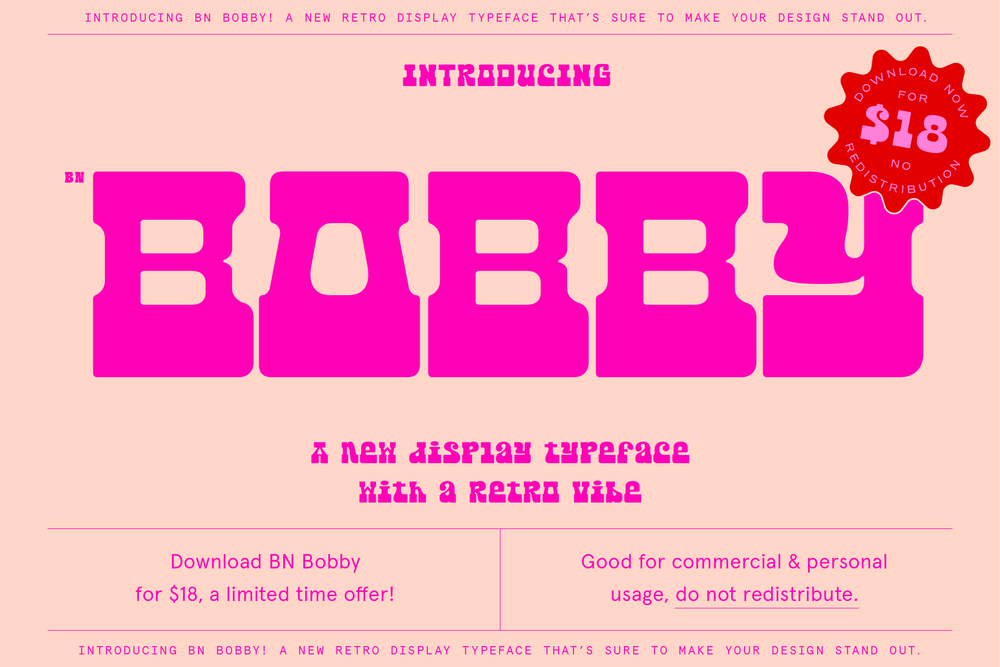 bobbyページ BN Bobby | BN Type Foundry